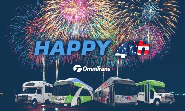 Omnitrans Buses Not In Service On Memorial Day 2021