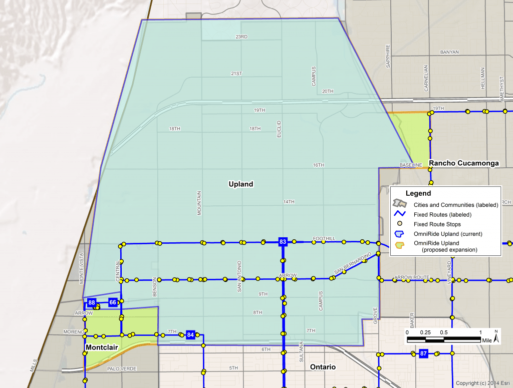 Map showing the proposed boundary expansion for OmniRie Upland.
